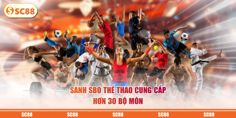 Sảnh SBO Thể Thao - Điểm Đến Cá Cược Uy Tín #1 Châu Á 2 Sảnh SBO thể thao cung cấp hơn 30 bộ môn